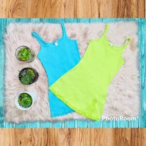 La Senza Cotton Night Pj Slip Dress Duo- Size Small (petite)